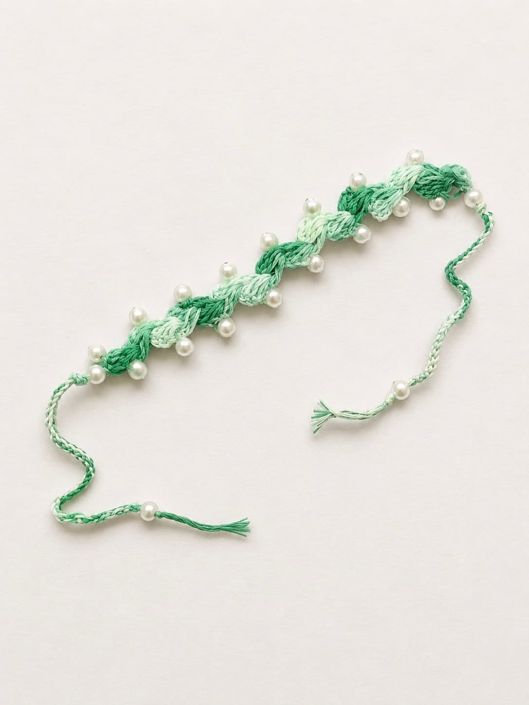 Green Ombre Twist Rakhi