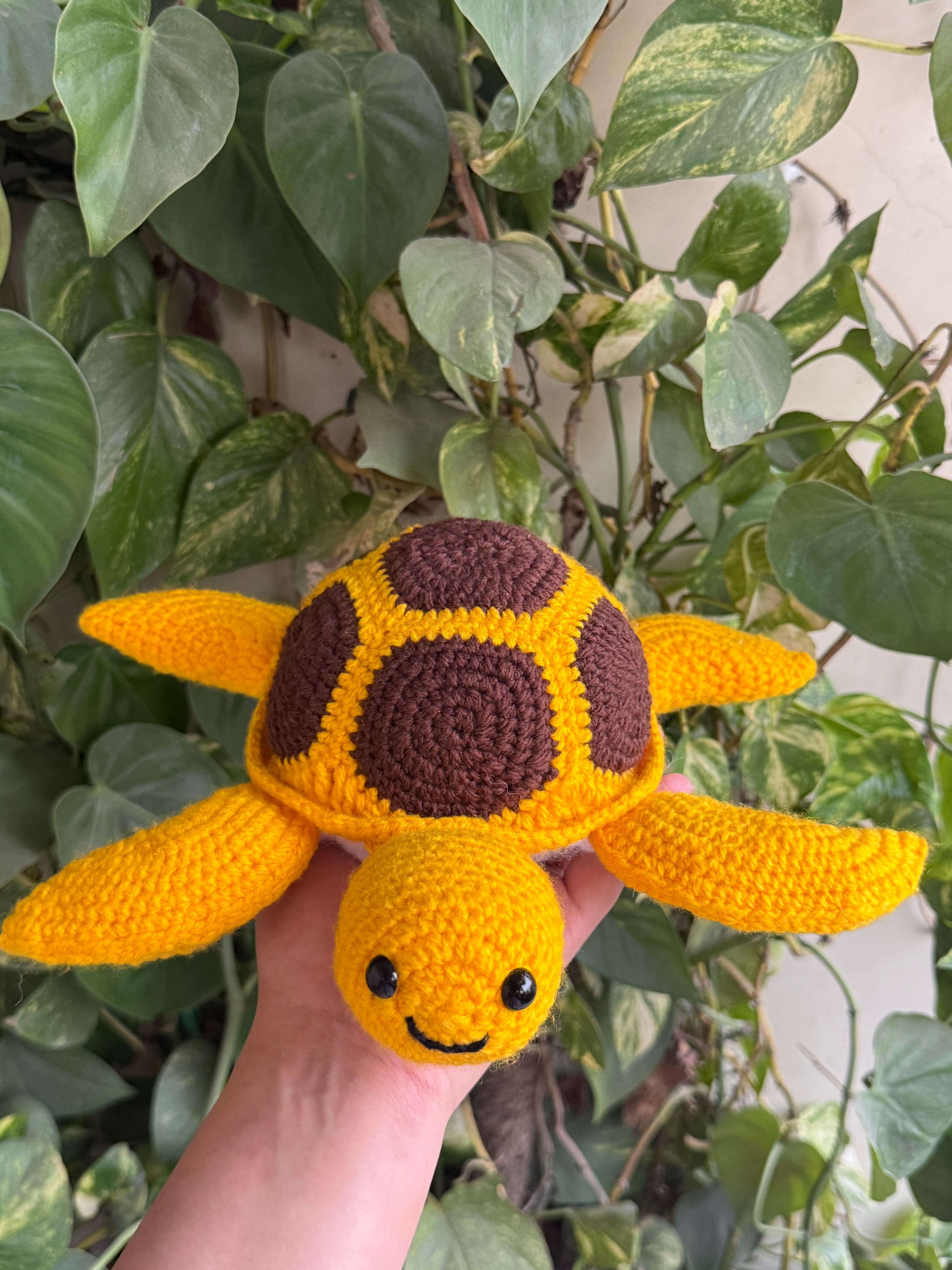 Sunny Turtle Plushie handmade crochet product image 1