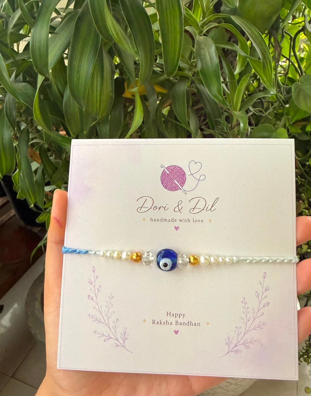 Evil Eye Pearl Rakhi